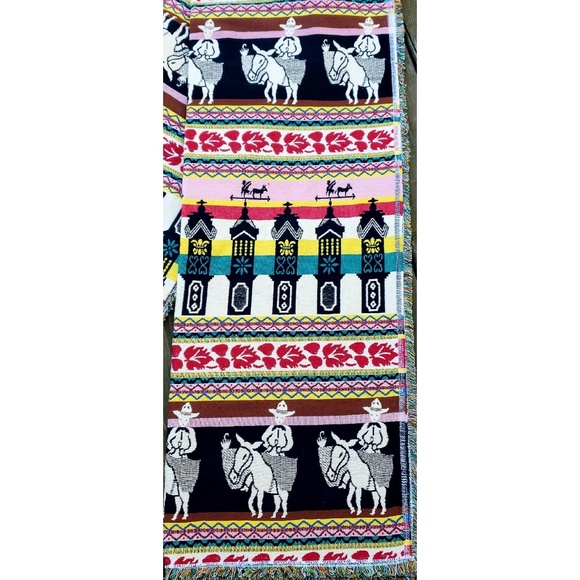 Sold.  Sausalito Mexican Southwest Tapestry Rug - Picture 3 of 6